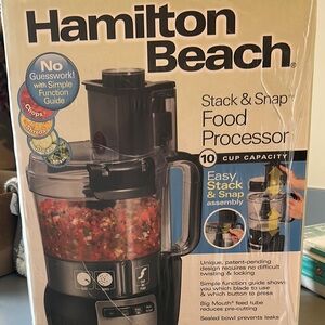 Hamilton Beach Black Kitchen Tool Food Processor